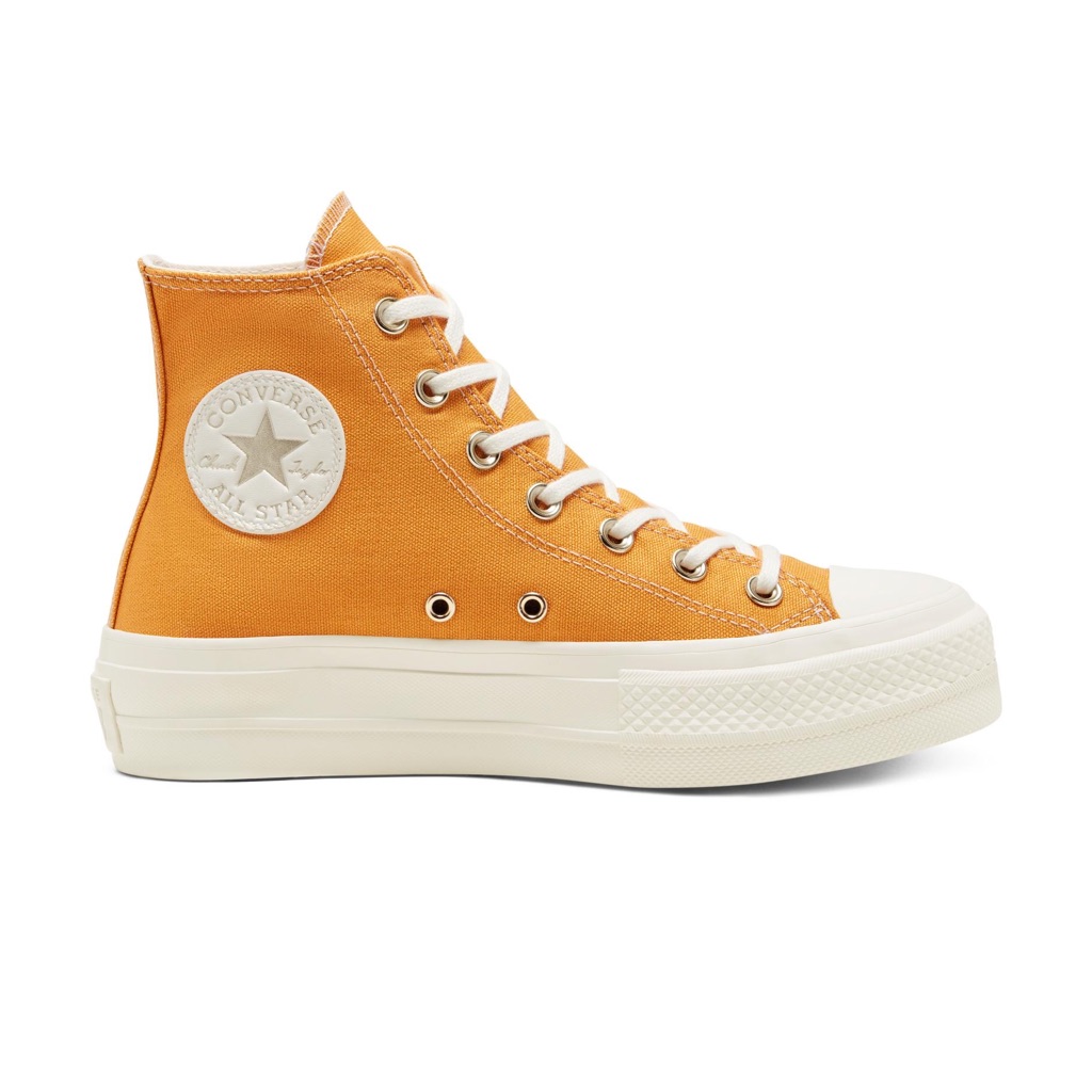 Converse Elevated Gold Platforms